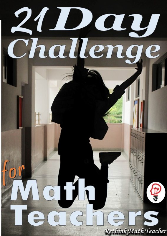 21 Day Challenge for Math Teachers