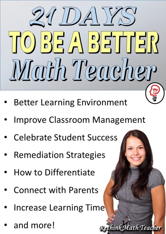 21 Days to be a Better Math Teacher