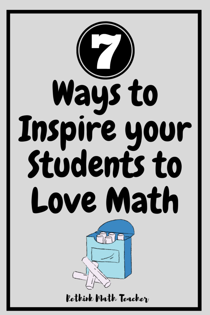 how to help your studens learn to love math