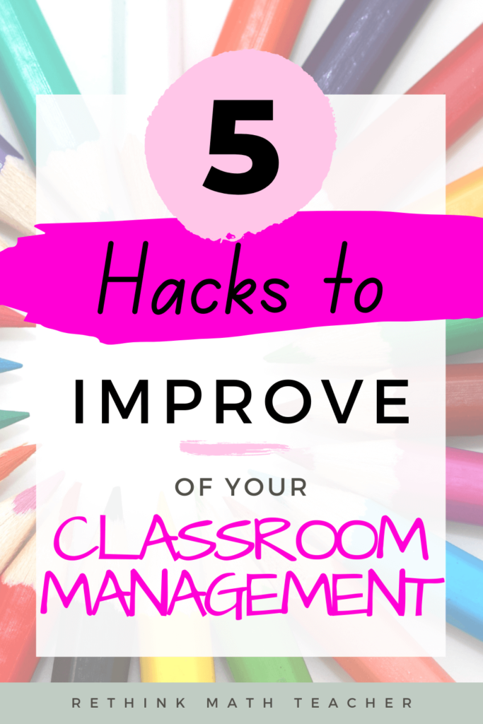 Whether your classroom management needs just a little bit of help, or a huge overhaul, these five strategies are easy to implement and can make a major difference.