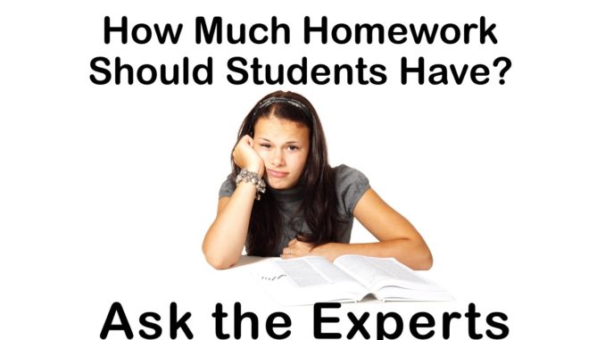 how much homework should middle school students have