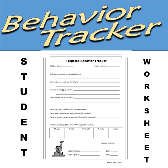 Behavior-tracker-TpT-thumbnail - RETHINK Math Teacher